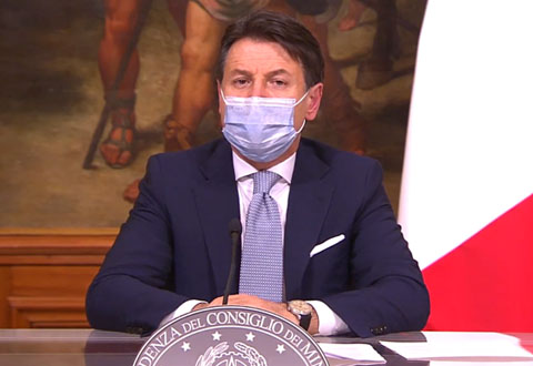 giuseppe conte 4 novembre evidenza