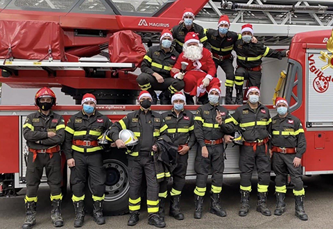 vigili del fuoco pediatria babbo natale potenza 2020 evi