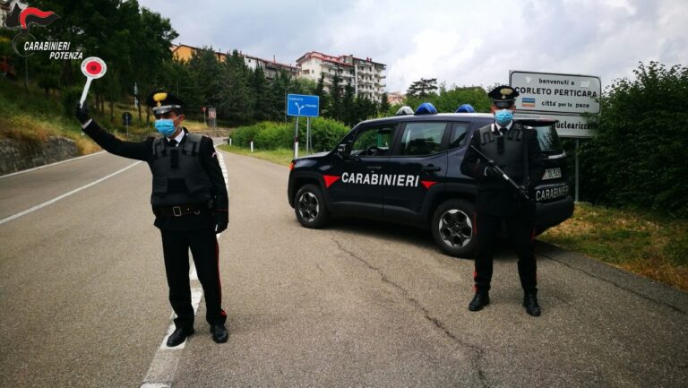 carabinieri corleto perticara