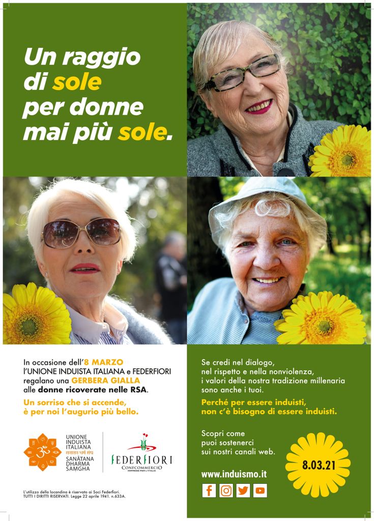 festa della donna fiori rsa locandina