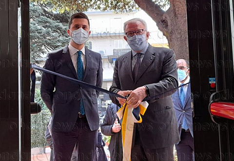 inaugurazione banca monte pruno cava de tirreni evidenza