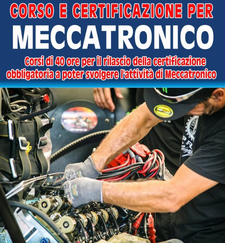 corso meccatronico confesercenti