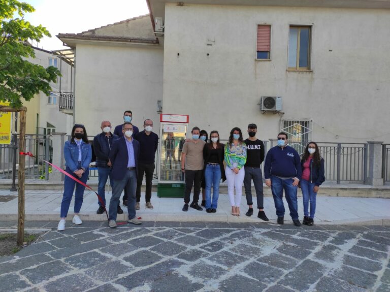 inaugurazione frigobook san gregorio magno 22 maggio 2021 1