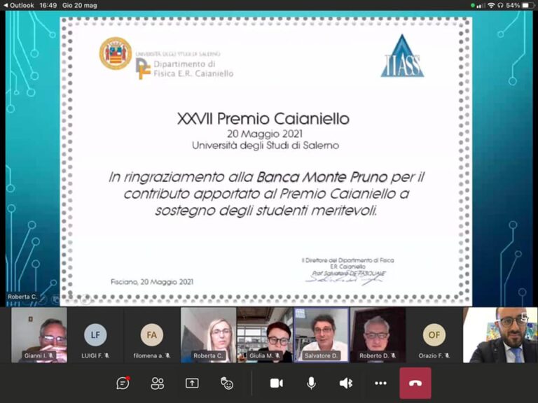 premio caianello banca monte pruno 20 maggio 2021