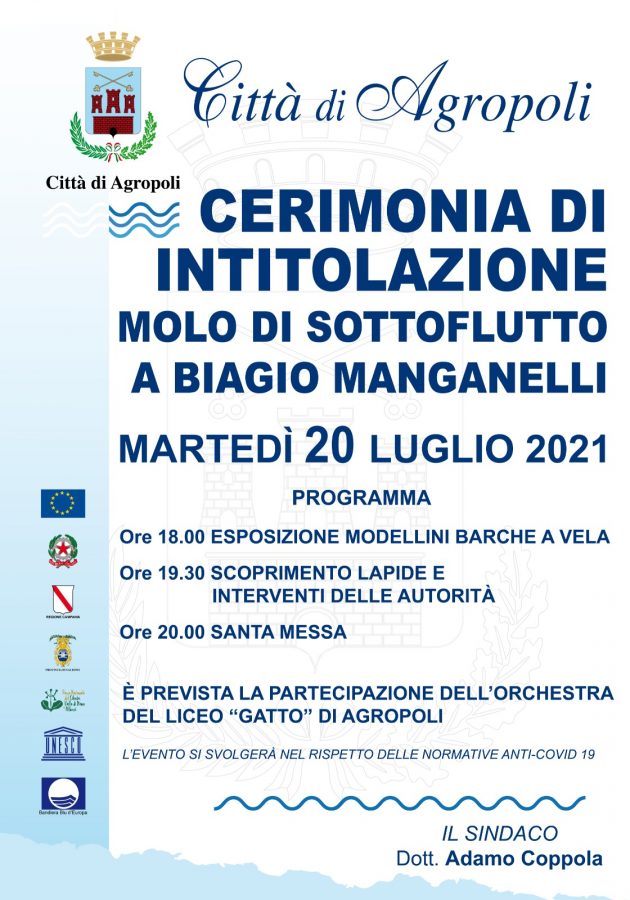 manifesto intitolazione molo agropoli