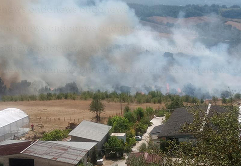 INCENDIO BUCCINO EVIDENZA