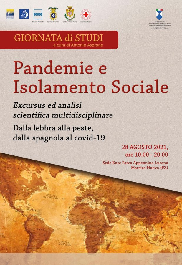 Locandina - Pandemie e Isolamento Sociale 28 agosto