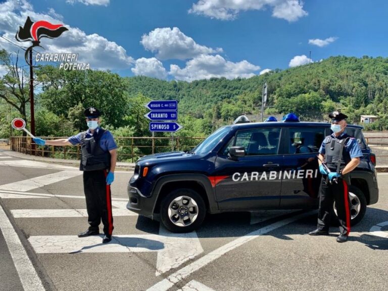 carabinieri potenza 25 agosto