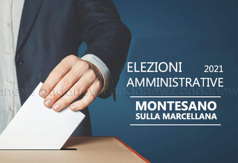 elezioni 2021 le liste_MONTESANO evidenza