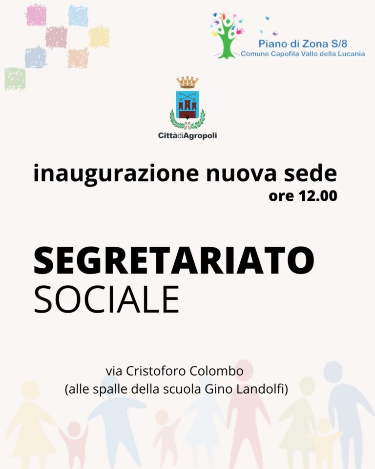 segretariato sociale agropoli