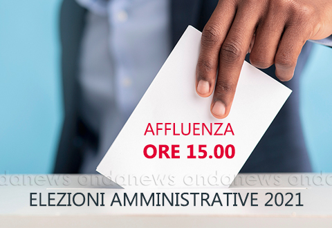 elezioni 2021_AFFLUENZA ORE 15_evidenza