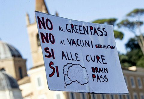 no green pass no vax EV