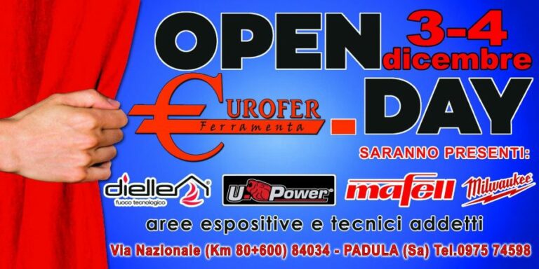 open day eurofer locandina corretta