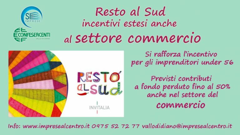 resto al sud commercio