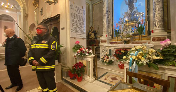 vigili del fuoco san cono