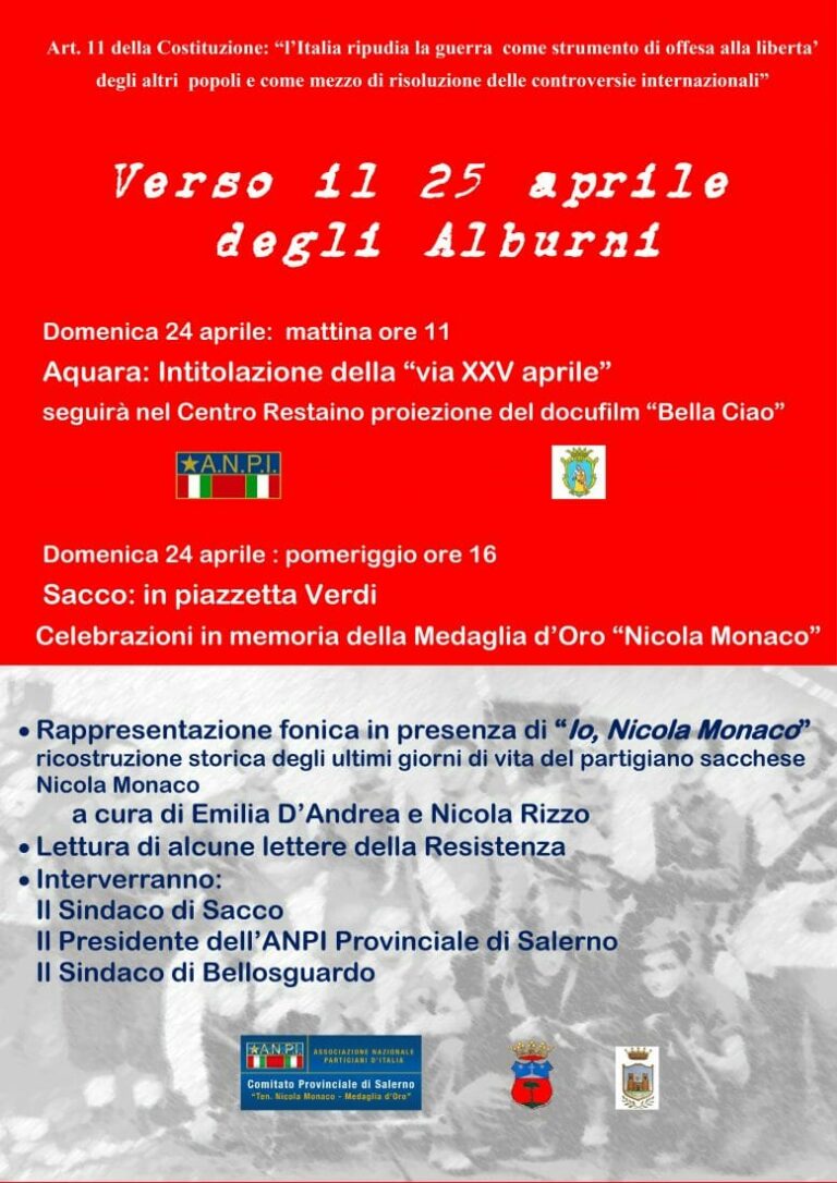 Loc eventi Aquara e Sacco