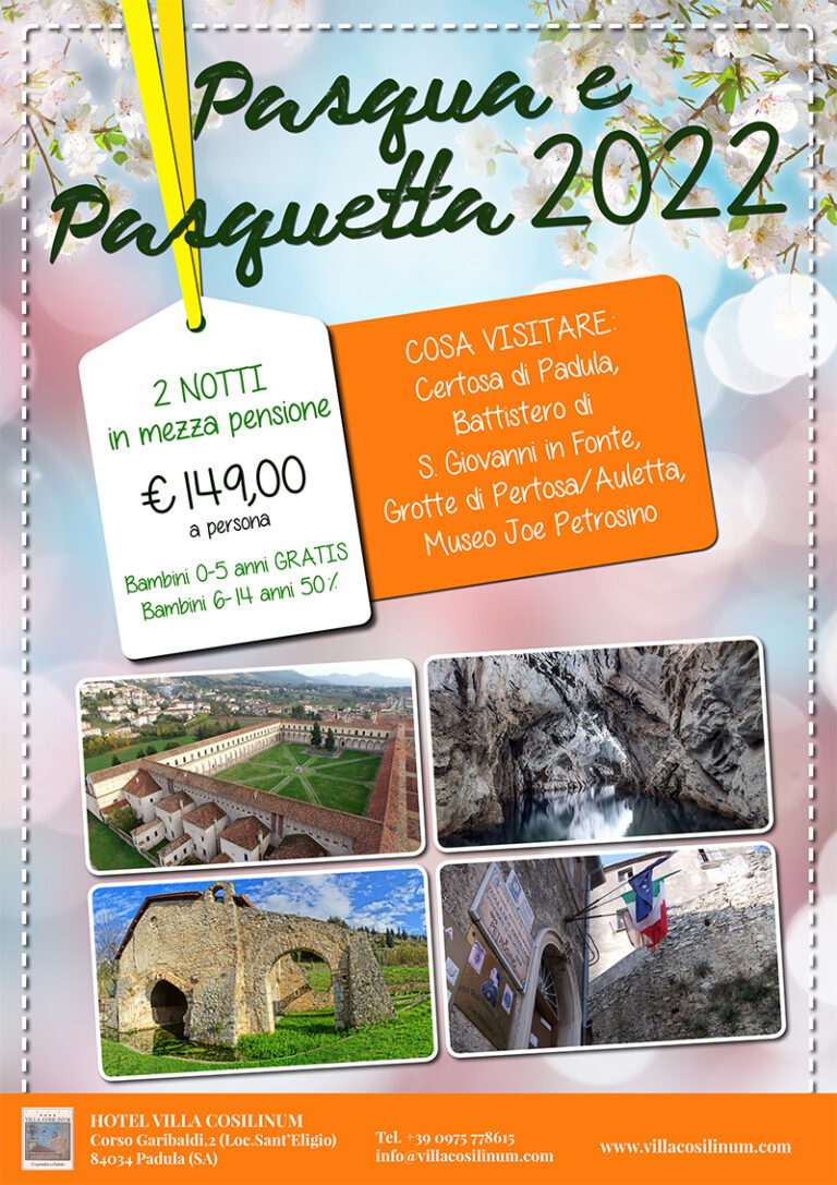 PASQUA E PASQUETTA 2022 villa cosilinum