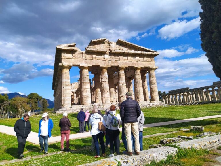 Visitatori a Paestum pasqua e pasquetta 1