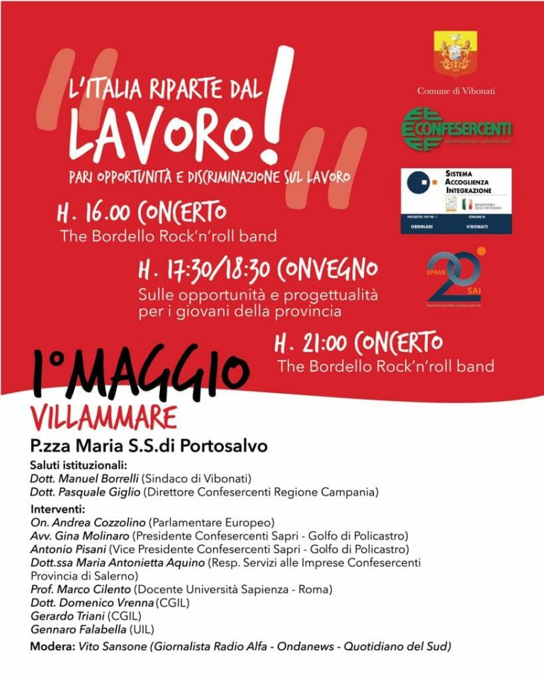 locandina evento 1 maggio vibonati