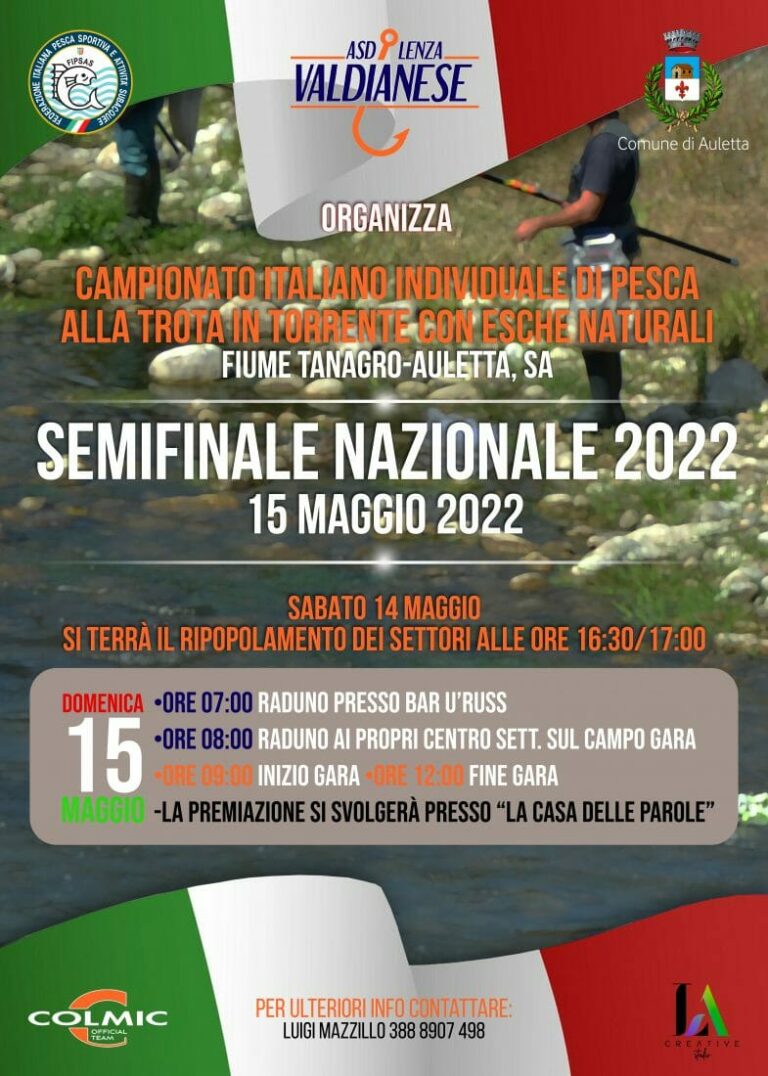 pesca sportiva semifinale nazionale auletta