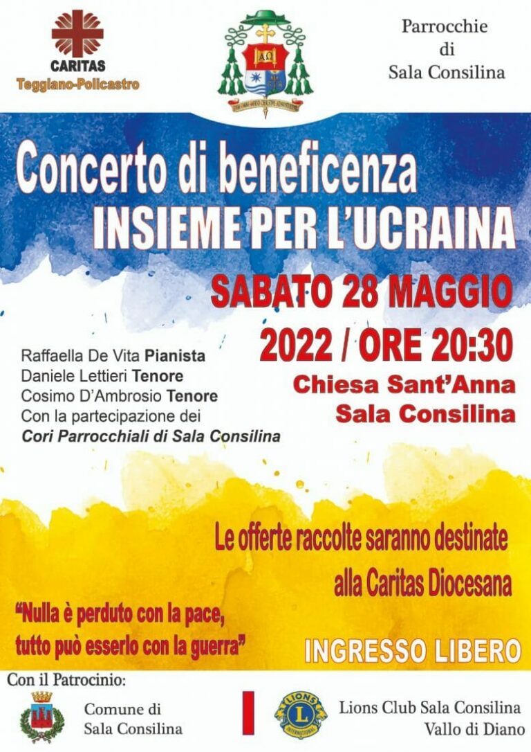 concerto insieme per l'ucraina sala consilina 1