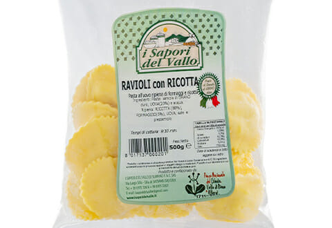 ravioli con ricotta i sapori del vallo evidenza