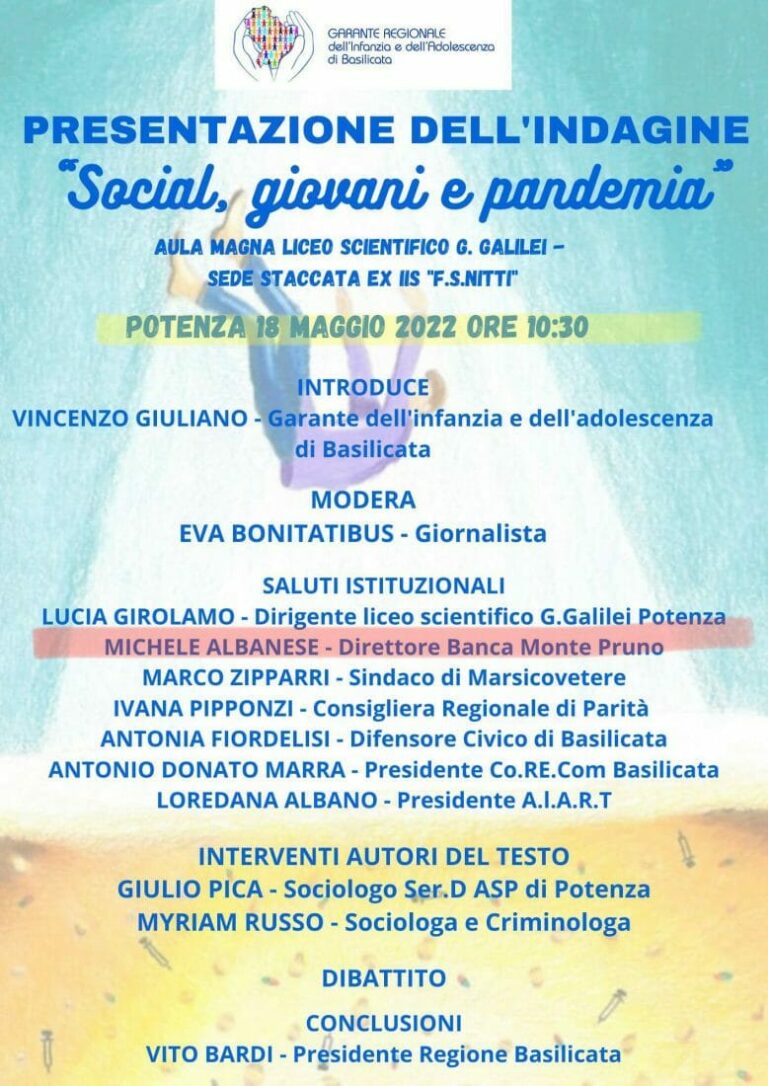 social, giovani e pandemia banca monte pruno