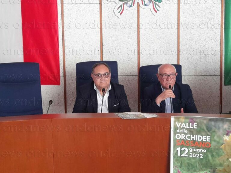 conferenza stampa sassano valle delle orchidee