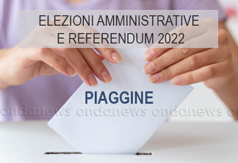 elezioni 2022 risultati PIAGGINE evidenza