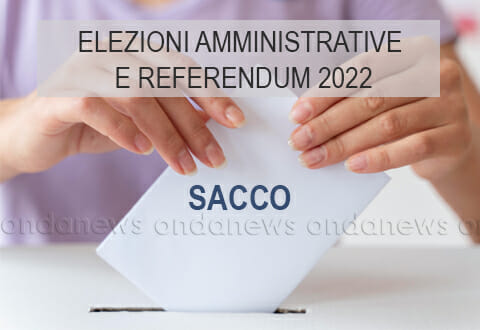 elezioni 2022 risultati SACCO evidenza