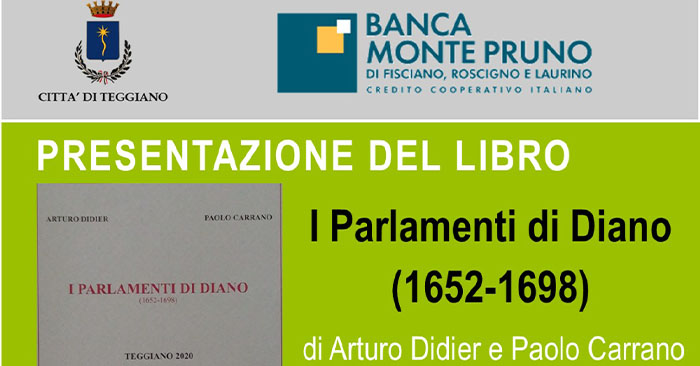 I parlamenti di Diano - presentazione libro- FB