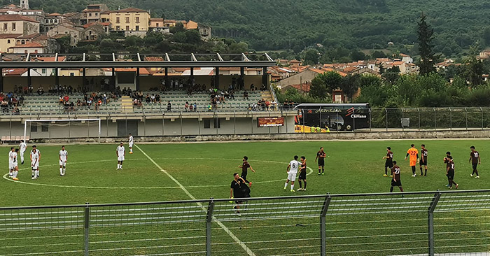 triangolare salernitana picerno e benevento a polla