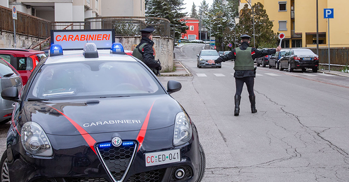 carabinieri-sventato suicidio - potenza-FB