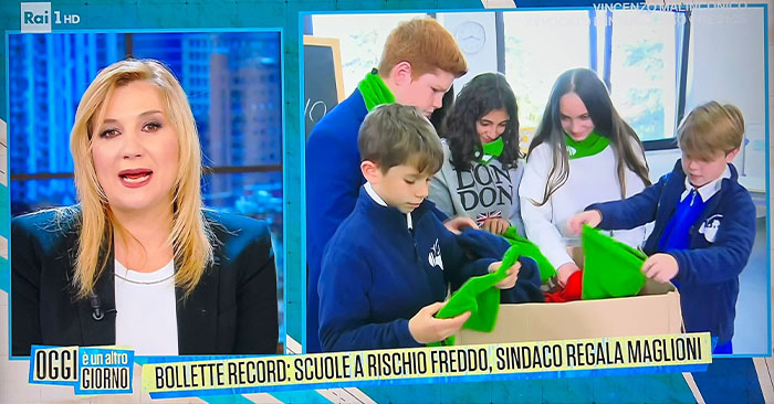 foto bambini sant'arsenio su rai 1