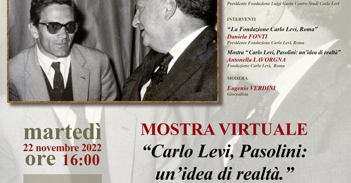 Fondazione Luigi Gaeta mostra carlo levifb