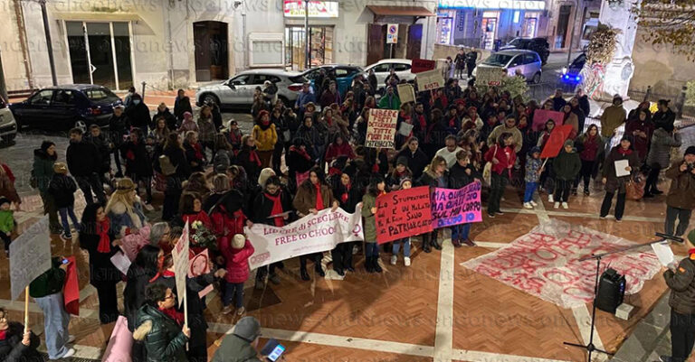 manifestazione violenza donne sala FB