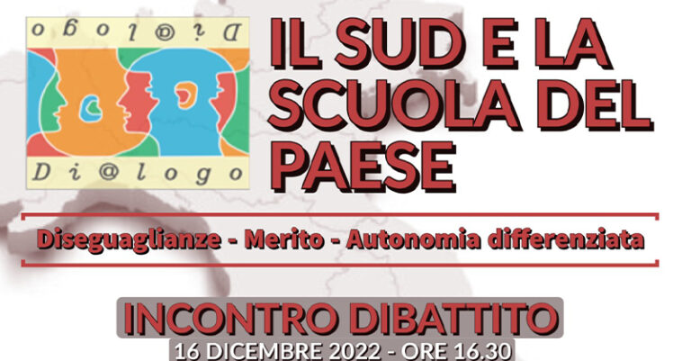 locandina - il sud e la scuola del paese- FB