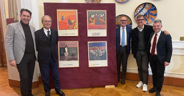 mostra di ortega a palazzo sant'agostino