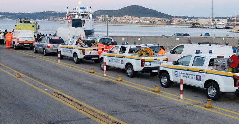 protezione civile caggiano viaggio a ischia fb