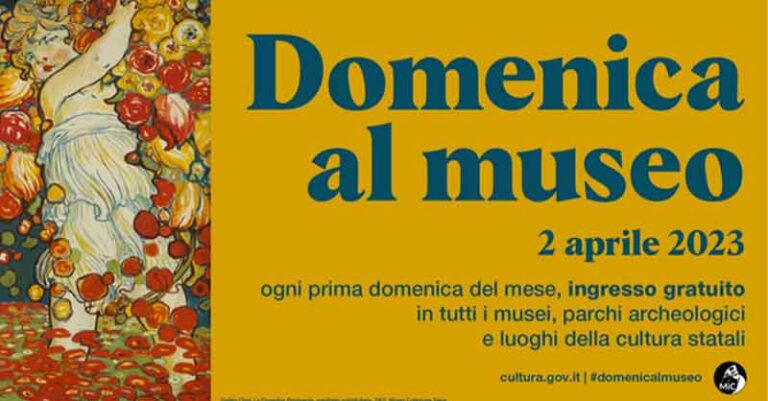 domenica al museo - 2 aprile- FB