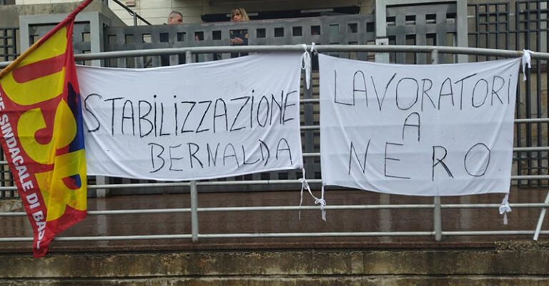 stabilizzazione lavoratori basilicata FB