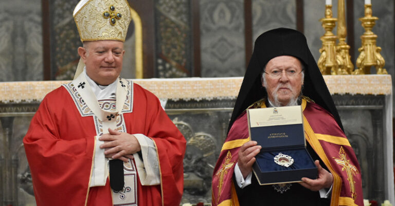 foto patriarca ecumenico a salerno