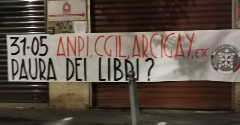 striscione cgil salerno