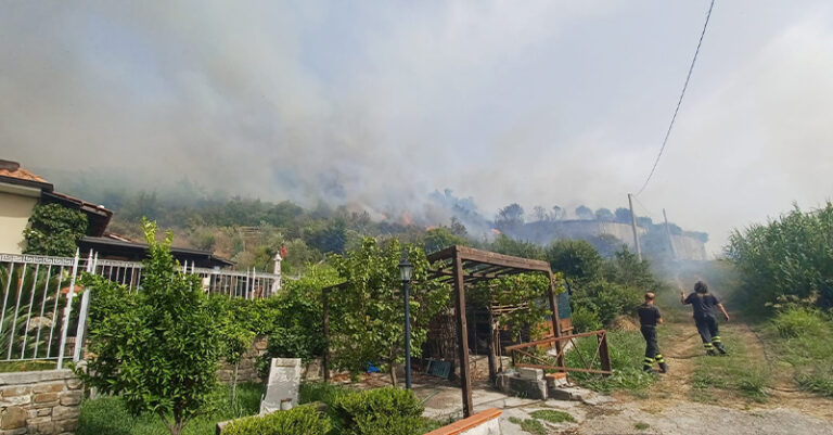 incendio agropoli 25 luglio