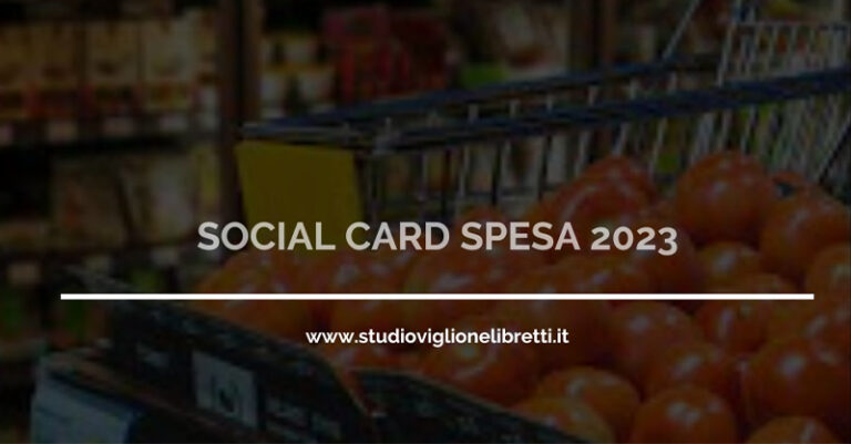 social card spesa viglione libretti