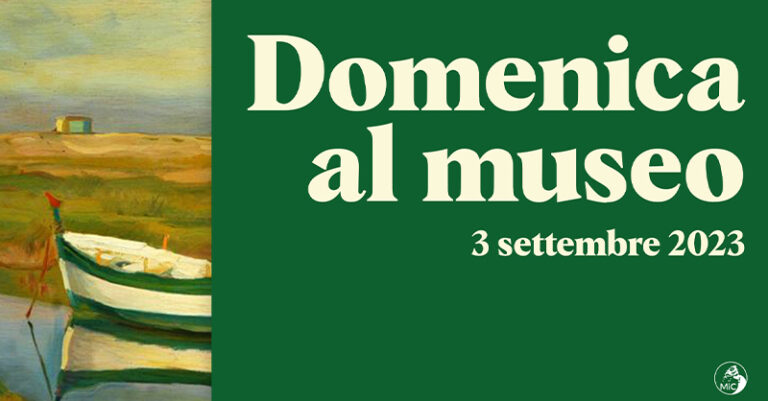 domenica al museo 3 settembre