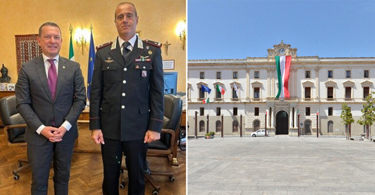 foto campanaro e neo comandante legione carabinieri basilicata