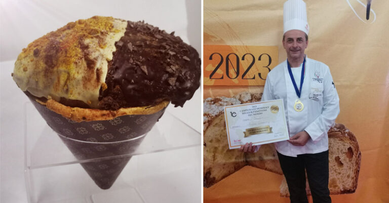 medaglia oro miglior panettone 2023 manfredi fb