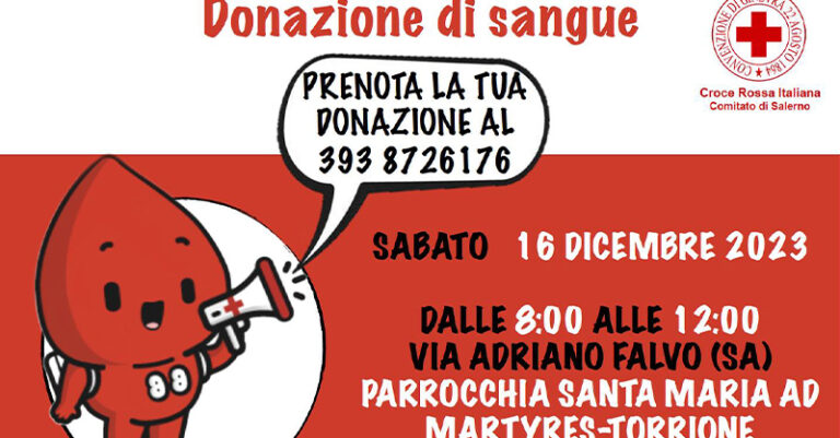 donazione sangue salerno FB