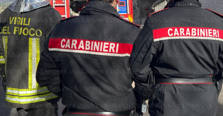 carabinieri e vigili del fuoco foto ondanews fb